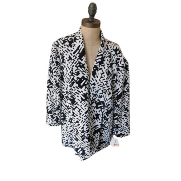 Kasper Size 24W Plus Size 3/4 Sleeve Lined Jacket Blazer NWT - Picture 1 of 3